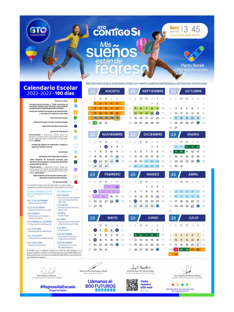 Calendario SEG 20222023 PDF