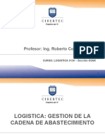 Profesor: Ing. Roberto Conde: CURSO: LOGISTICA 0130 - Sección G5AN