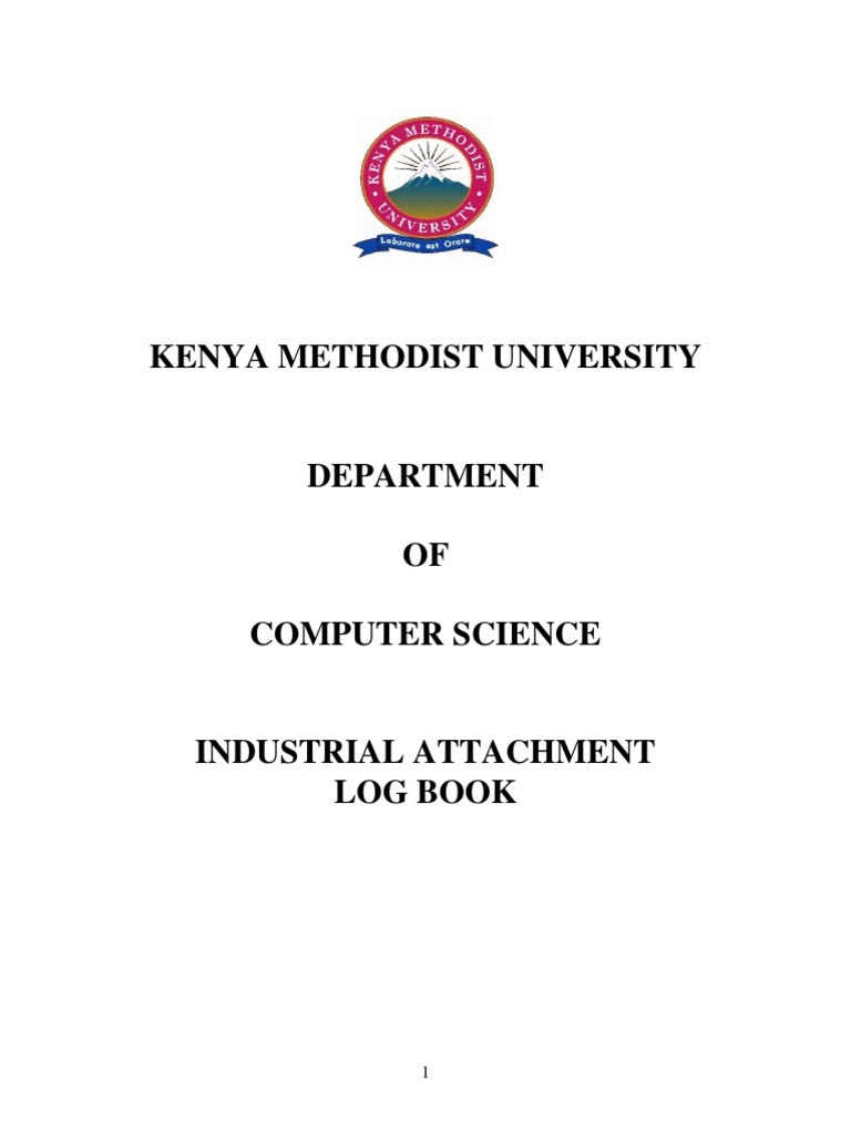 Computer Science Industrial Attachment Logbook | PDF | Computing