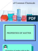 Properties of Common Chemicals