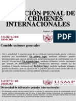 La Sanción Penal de Los Crímenes Internacionales