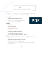 Stochastic Processes Review