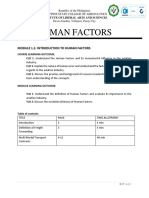 Human Factors Module 1 (Prelim)