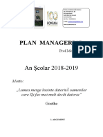 Plan Managerial 20182019