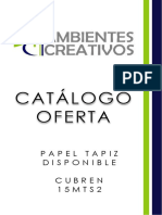 Catalogo Papel Tapiz 15mts2 Oferta