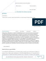 Utilidad Diagnóstica de La Velocidad de Sedimentación Globular - Medicina Integral