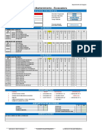 Plano de Mantenimiento - Excavadora: Datos Tecnicos