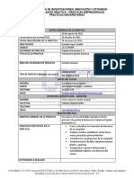 Formato Plan de Práctica - Prácticas Empresariales