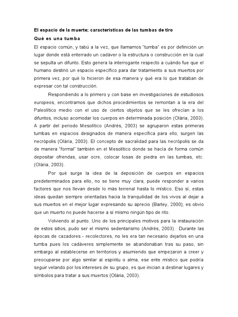 Capítulo2 Las Tumbas de Tiro PDF Rituales Escultura