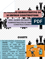 El Proceso Administrativo de La Empresa Constructora