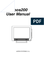 Anypos200 User Manual: Aopos Systems, S.A