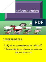 Diapositivas de Pensamiento Critico1