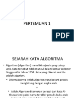 MODUL KE 1 - Sejarah Algoritma