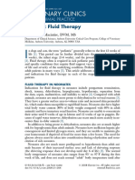 Pediatric Fluid Therapy