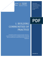 Knowledge Management Building Communities Practice