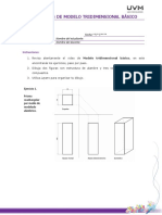 U1 - Ejercicios de Modelos Tridimensionales Básicos