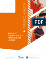 MANUAL de PRIMeROS AUXILIOS Y PReVeNCION