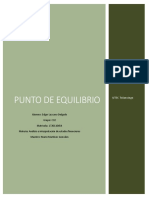 Investigación-Punto de Equilibrio Económico