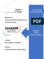 Universidad Abierta y A Distancia de México: Actividad Integradora