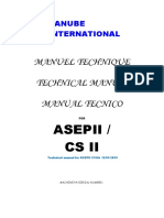 Machine À Laver DanubeTechnical Manual For ASEPII CSII.b