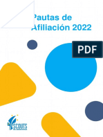 Pautas de Afiliación 2022