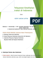 Kuliah Sistem Pelayanan Kesehatan Masyarakat Di Indonesia