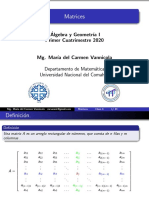 Clase 4 Matrices 2020 AGI