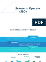 Social License To Operate