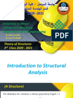LECT1 - Introduction To Structural Analysis