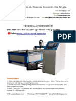 120A-3015 Working Table Type CNC Plasma Cutting Machine