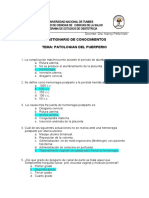 Arellano Moretti Kimberly Cuestionario Sobre Patologias Del Puerperio-Alumnos