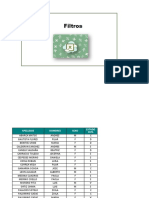 Excel Descargable - Filtros