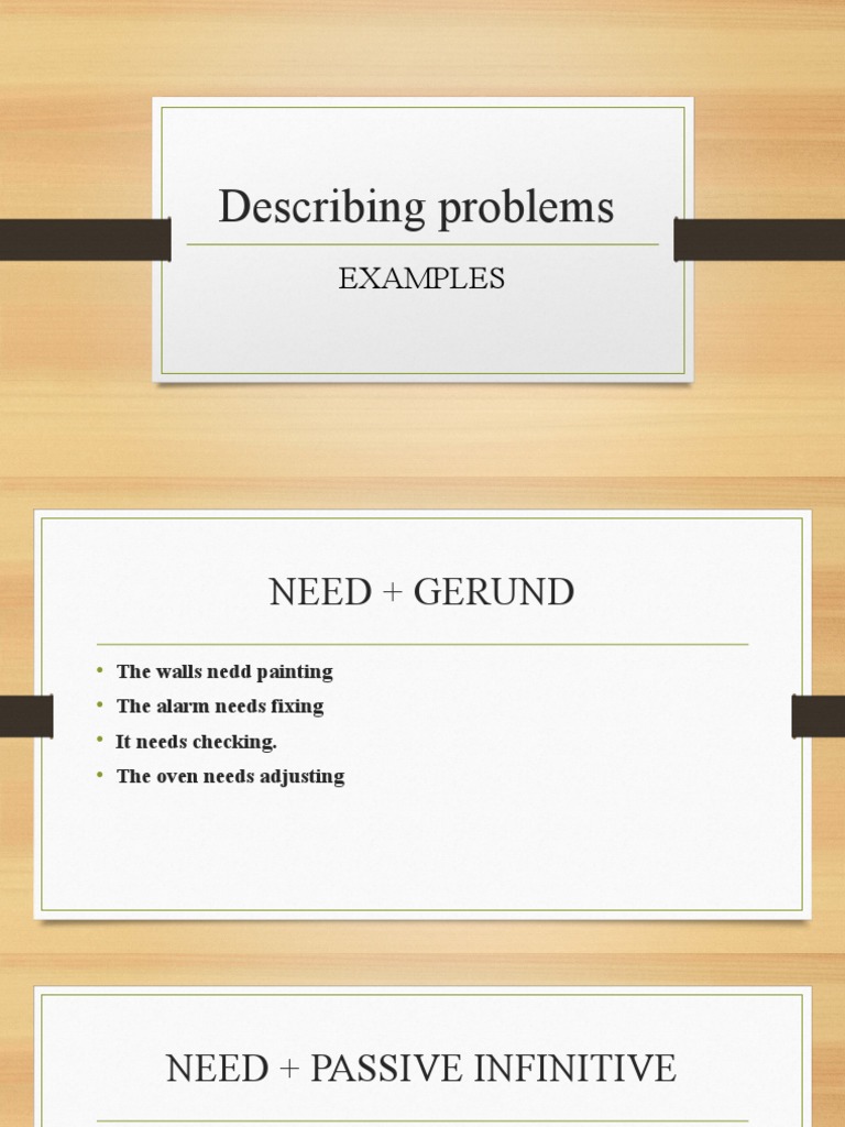Describing problems 2 | PDF