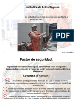 Indice de Actos Seguros e Inseguros / Ricardo Espinosa Ramos