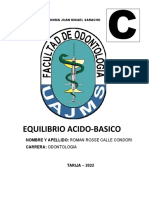 Equilibrio ácido-base en la UASJMS: regulación y alteraciones