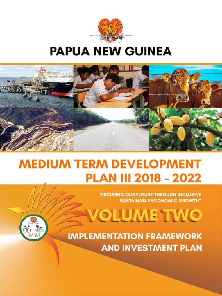 MTDP III Vol. 2 PDF Agriculture Papua New Guinea