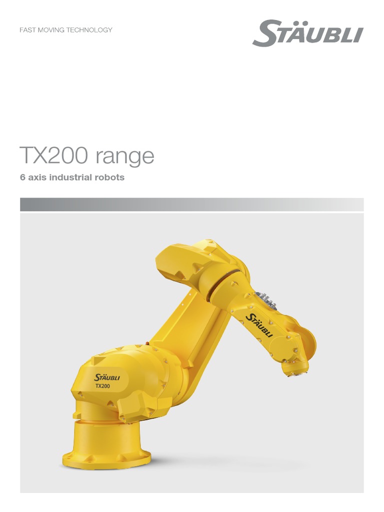 TX200 6 Axis Product Data Sheet EN | PDF | Electrical Connector ...