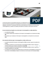 Conceptos Claves para La Elección de Protecciones Termomagnéticas - CPI