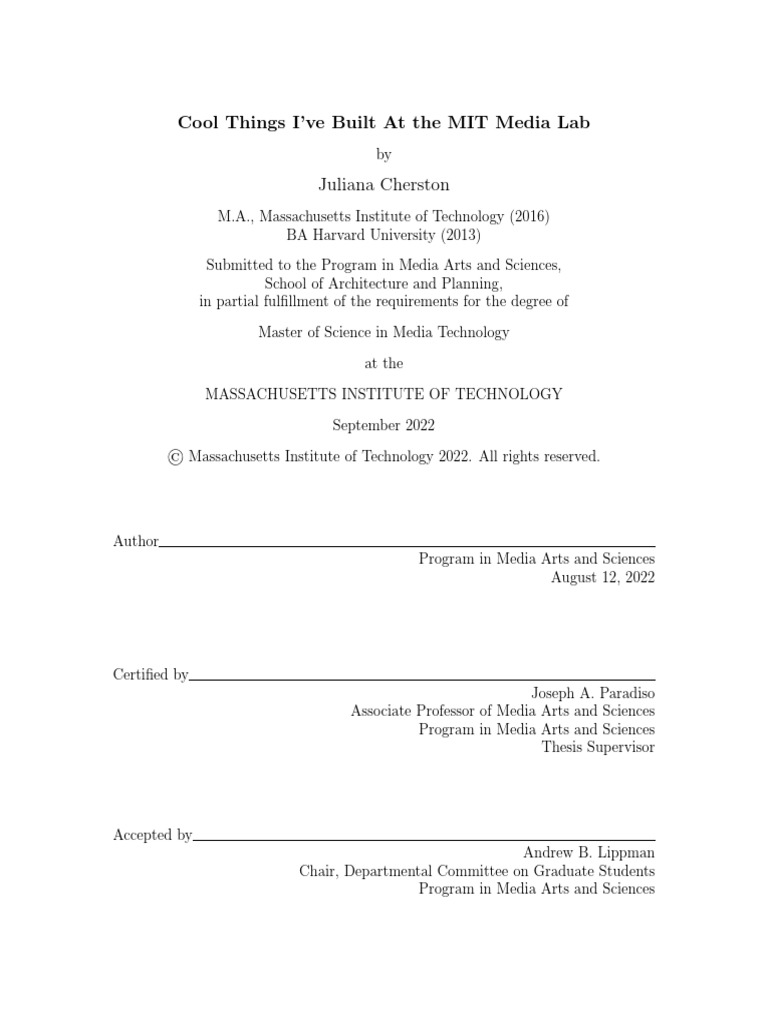 mitmedialabthesistemplate PDF Thesis Massachusetts Institute