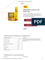 MAGGI® Consomé de Pollo 1kg - Nestlé Professional
