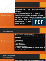 D. Const. I - Aula 2 - Constitucionalismo, Neoconstitucional.