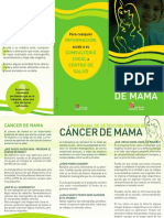 Consejos para mamografía y detección precoz cáncer mama