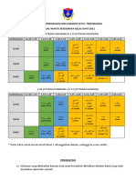 Jadual Waktu Kelas Kafa 2021