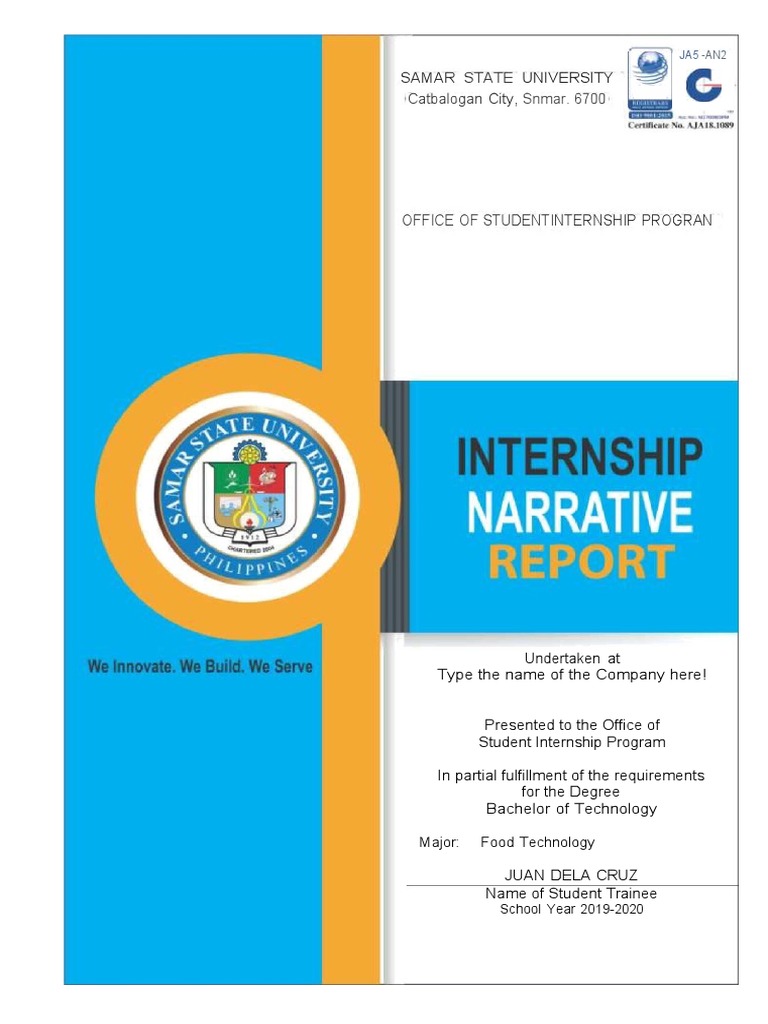 Sip Narrative Report 2019 | PDF | Internship | Job Hunting