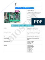 Biostar P4M890-M7 Pci-E Spec