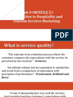W3 - Introduction To Hospitality and Tourism Services Marketing - Presentation PDF