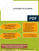 Presentation Materi Perkalian Bentuk Aljabar