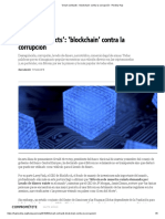 Smart Contracts' - Blockchain' Contra La Corrupción - Revista Haz