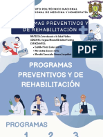 Programas Preventivos y de Rehabilitación