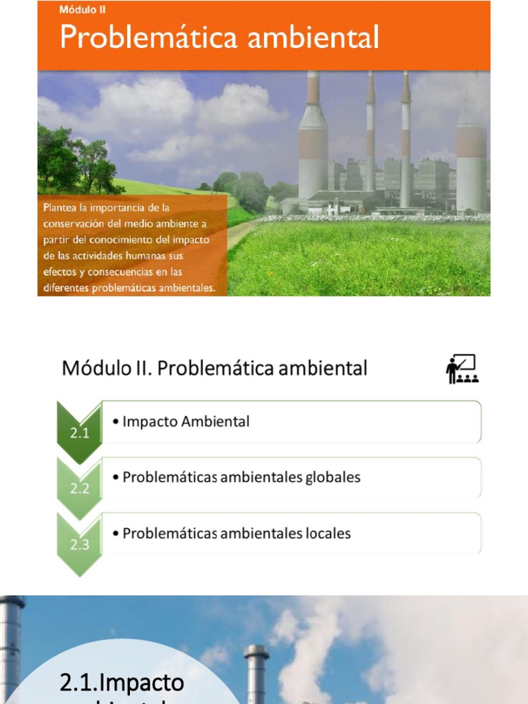 Tipos de Impacto Ambiental y Huella Ecológica | PDF | Entorno natural ...
